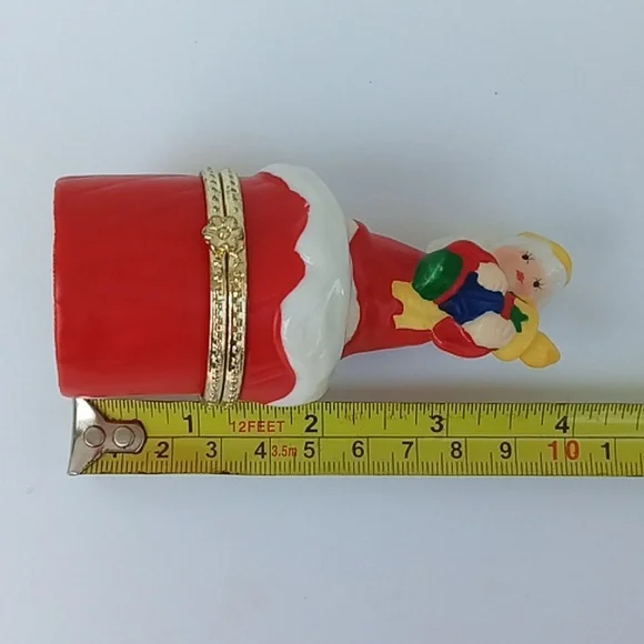 Vintage Ceramic Angel Trinket Box - Picture 12 of 16